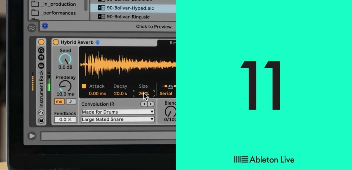 Ableton Live 11 New Features, Effects & Instruments