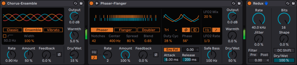 Chorus Phaser and Redux