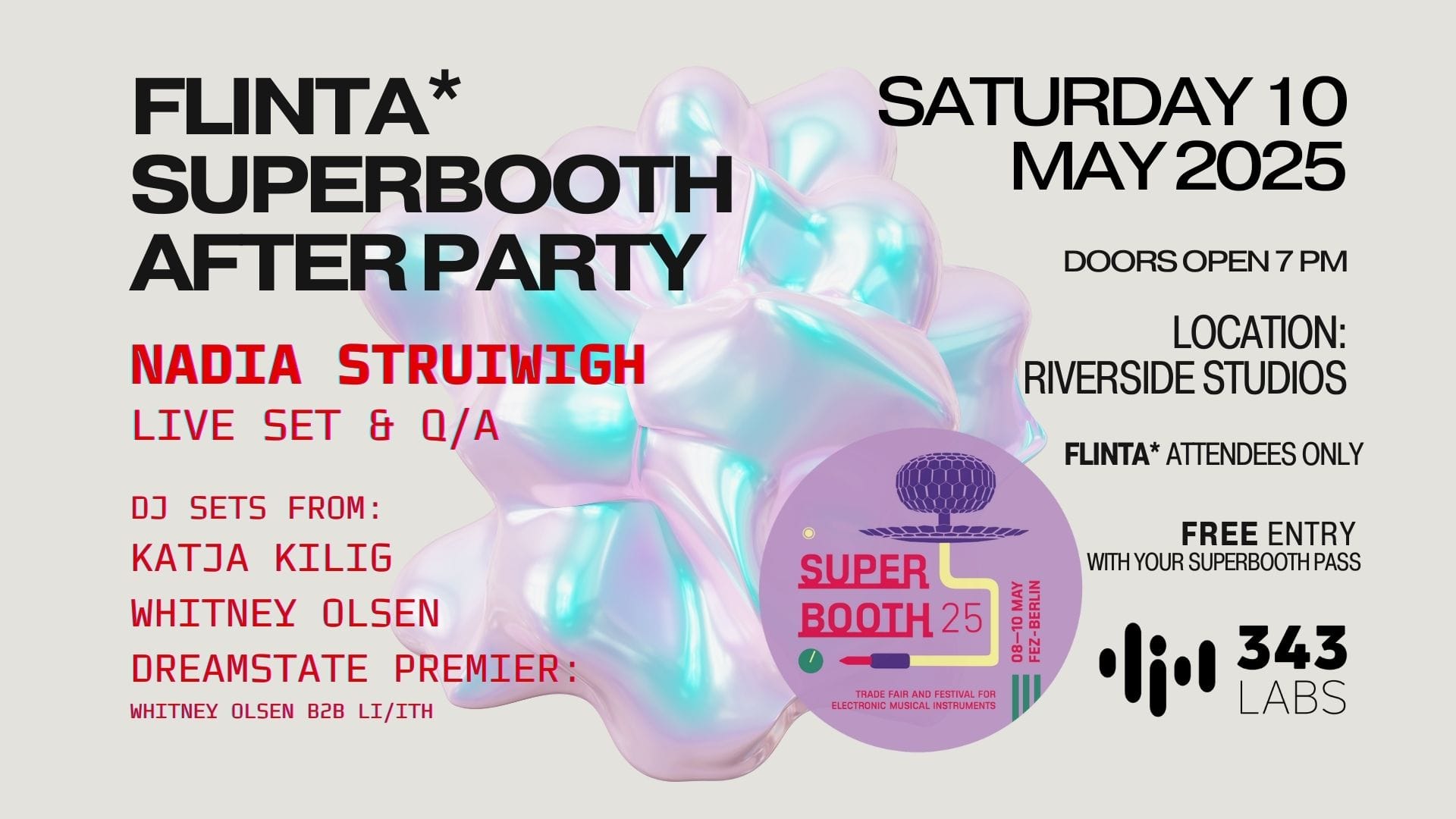 Super Booth Afterparty May 10